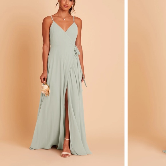 Birdy Grey Cindy Dress Sage Green chiffon - Picture 1 of 1